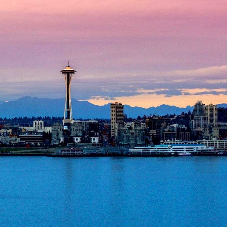 Seattle is a safe city for trans folk. | waterfront shown.